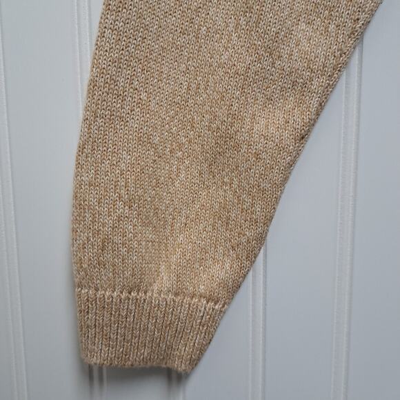 VTG Alfred Dunner Full Zip Sweater Womens PL Beige Knit Cardigan Embroidered 90s - Picture 11 of 15